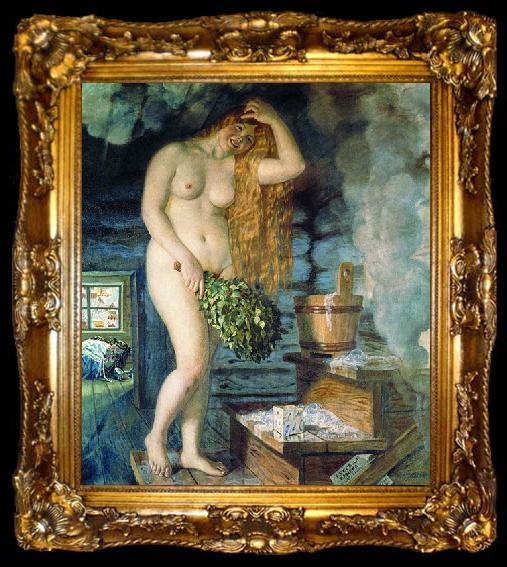 framed  Boris Kustodiev Russian Venus, ta009-2